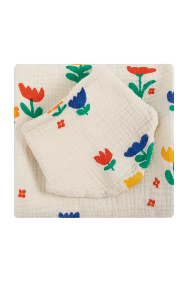 Bobo Choses Muslin set: diaper and bib