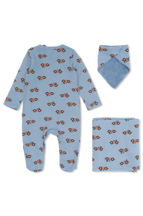 Zestaw: pieluszka, body i śliniak