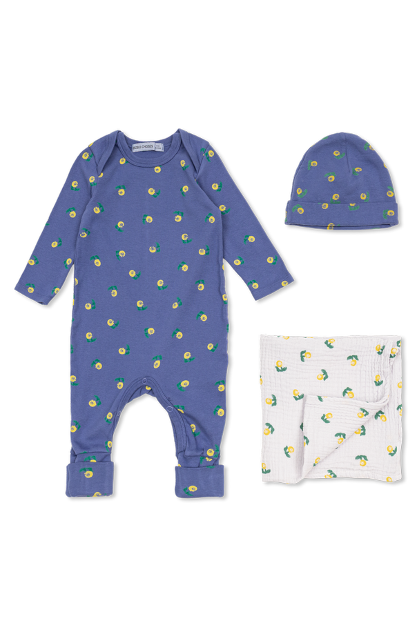 Bobo Choses Set: sleepsuit, hat, diaper