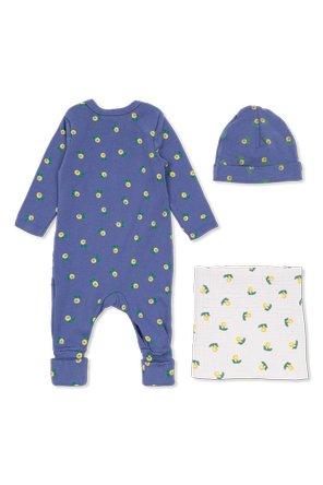 Bobo Choses Set: sleepsuit, hat, diaper
