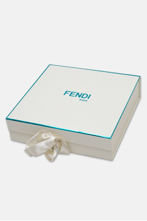 Fendi Kids Logo, beanie & bib set