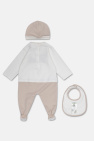 Fendi Kids Babygrow, beanie & bib set