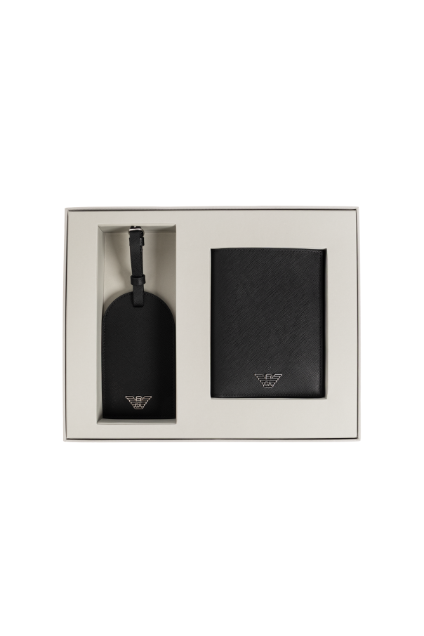 Emporio Armani Set: document holder and ID holder