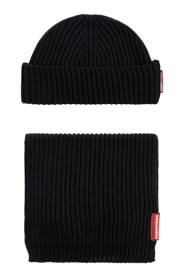 Set: hat and scarf od Dsquared2