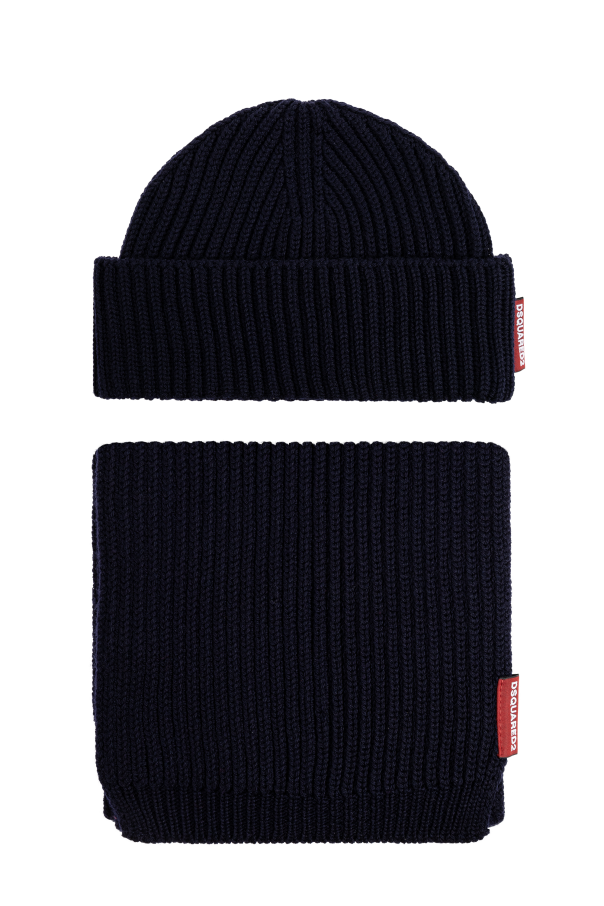 Set: hat and scarf od Dsquared2
