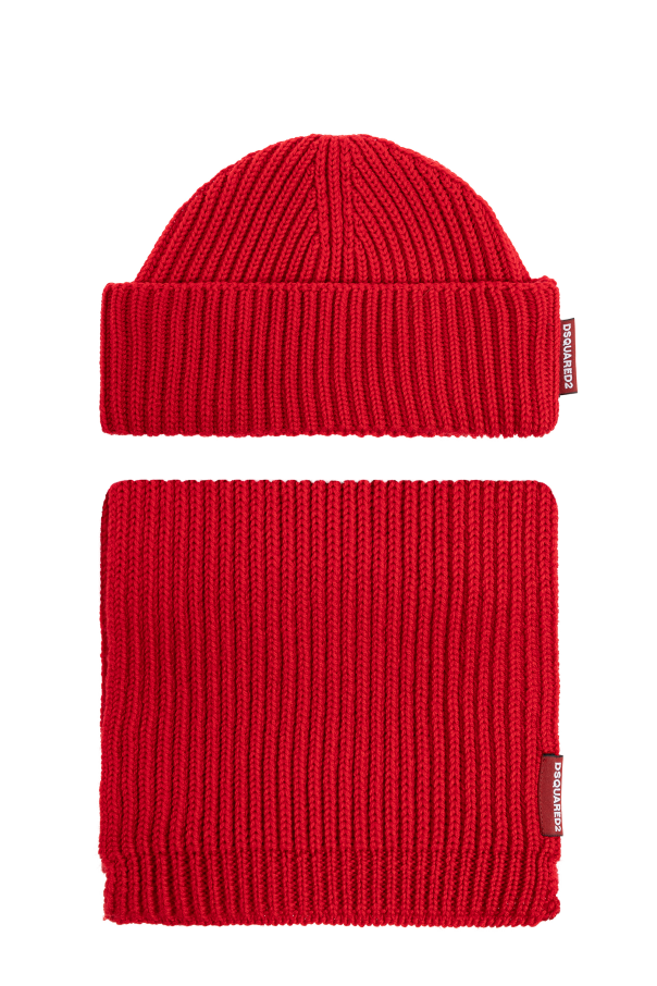 Set: hat and scarf od Dsquared2