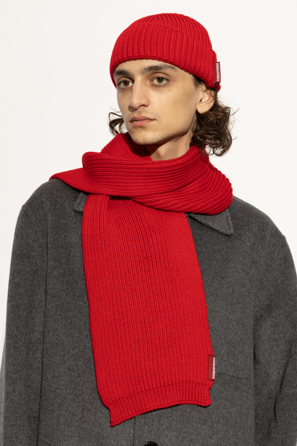 Dsquared2 Set: hat and scarf