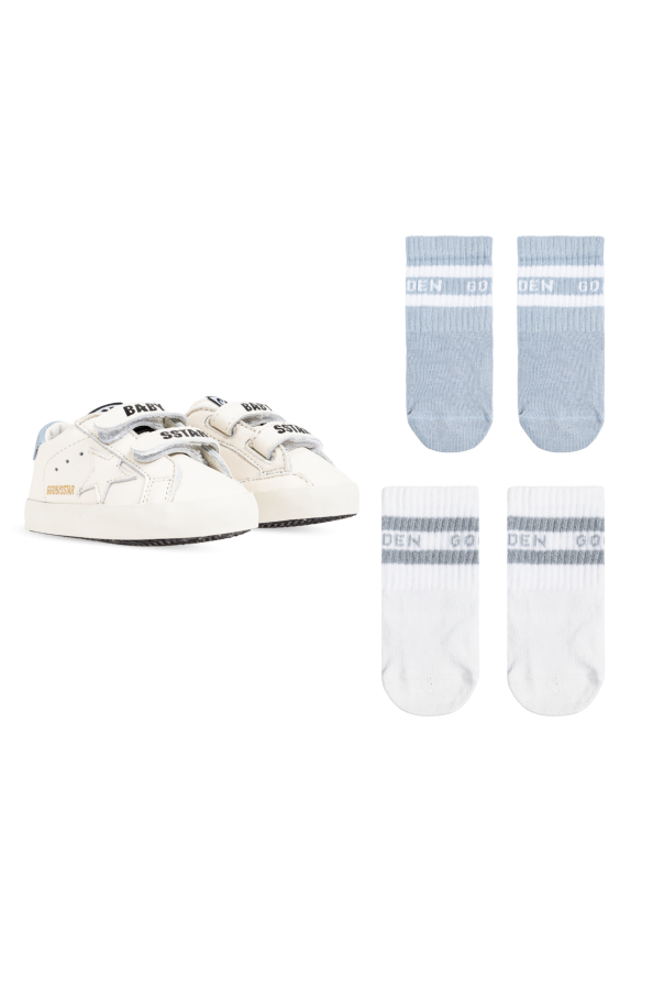 Golden Goose Kids Conjunto: zapatos y paquete de dos calcetines