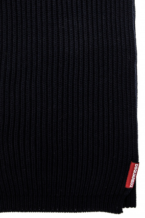 Dsquared2 ribbed-knit hat and scarf set