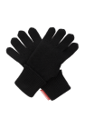 Dsquared2 BLACK Wool kit: beanie & gloves