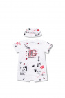 Dolce & Gabbana Kids Romper and bucket hat set