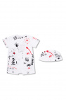 Cap LEVIS® 234269-0006 2872 Palm Angels Kids embroidered-logo six-panel cap Weiß