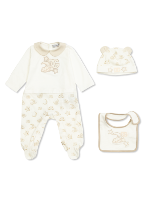Set: hat, bib, and bodysuit