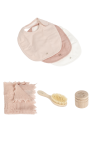 Bonpoint Set: blanket, bibs, brush and milk teeth container