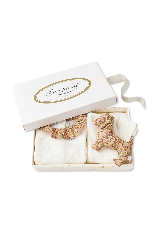 Bonpoint  Baby-Set: Top, Hose und Kuscheltier