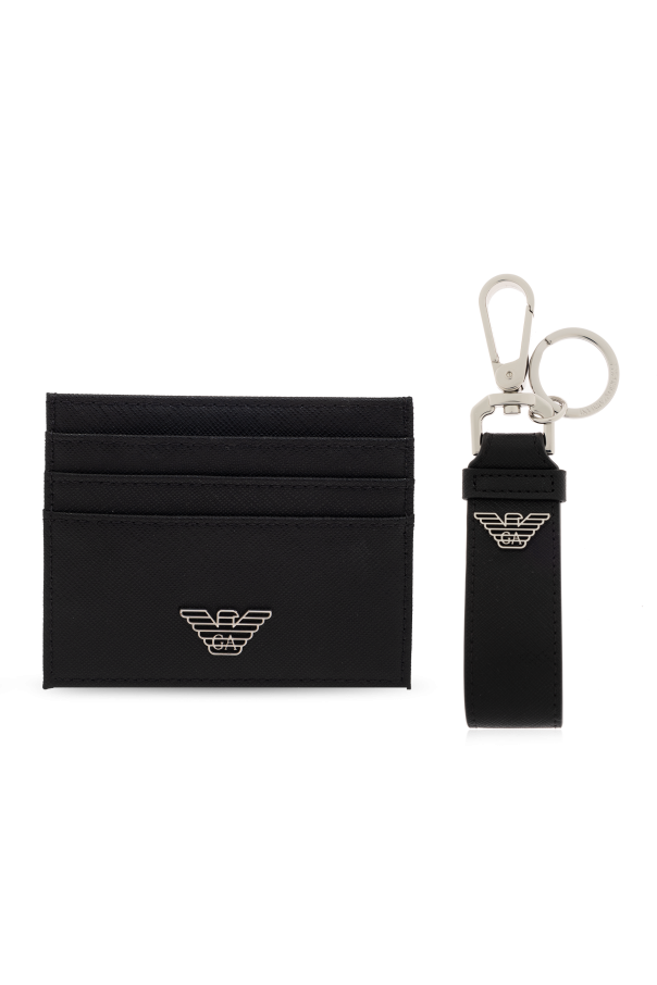 Gift set: card holder and keychain od Emporio Armani
